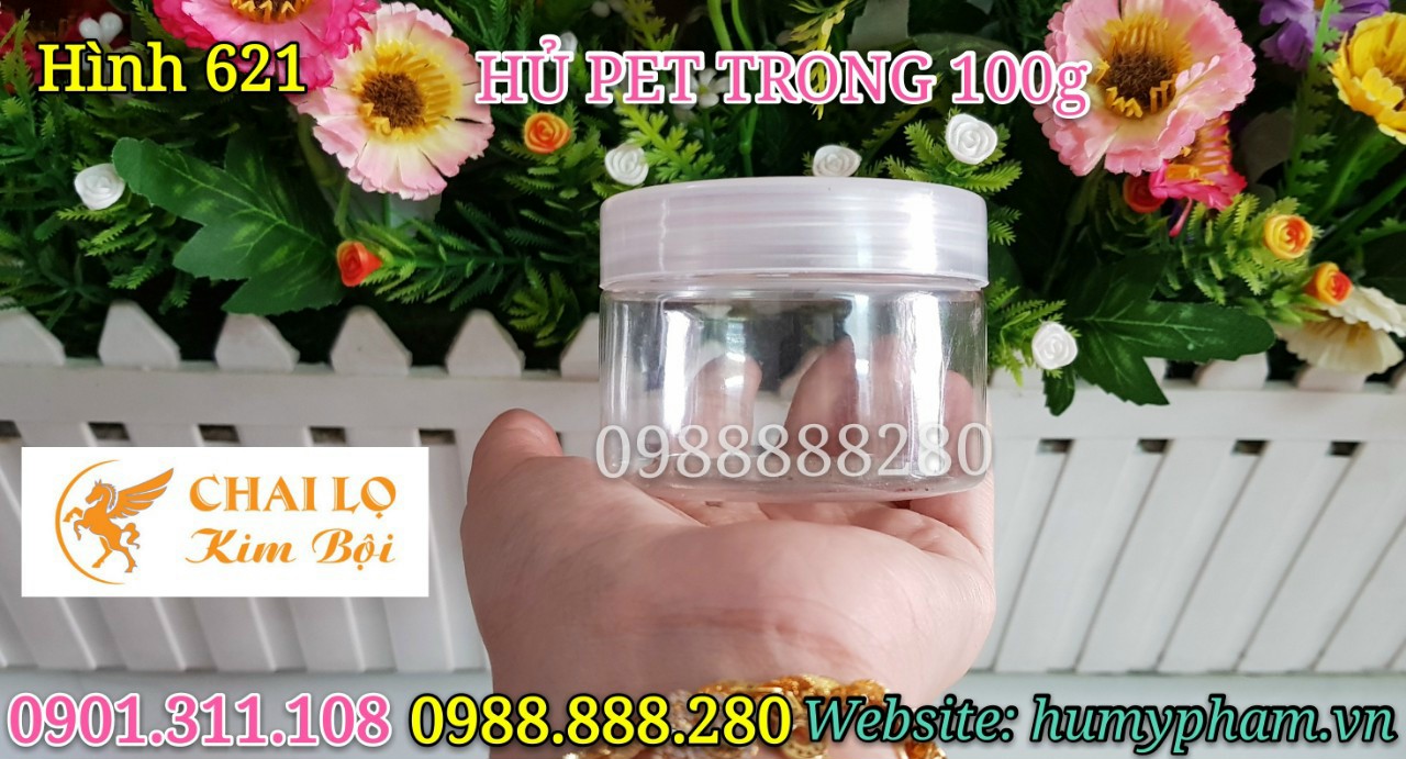 HỦ NHỰA ĐỰNG 100G